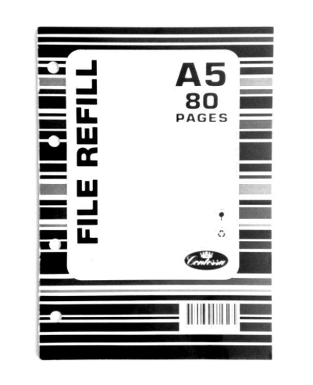 Picture of 5403-File Refill Pads A5 Gummed Student Contessa